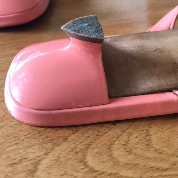 TOD’S coral pink slip on sandles size 40 - Picture 6 of 7